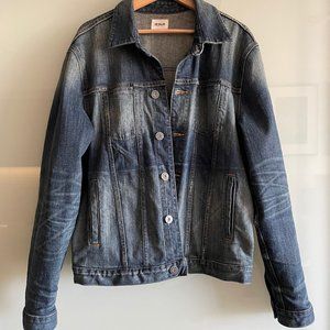 Hudson "Broc" Light Wash Distressed Denim Jacket